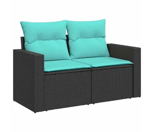 5-Daļīgs Dārza Dīvāna Komplekts Ar Matračiem, Pe Rotangpalma Vidaxl