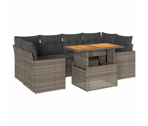 7-Osaline Aiadiivani Komplekt Patjadega, Hall, Polürotang