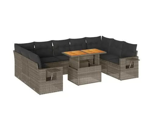 10-Osaline Aiadiivani Komplekt Patjadega, Hall, Polürotang