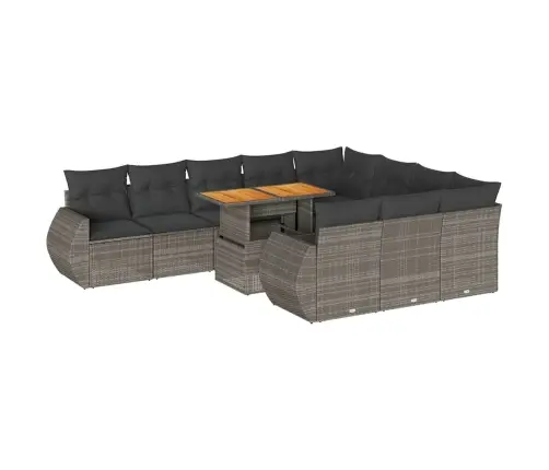 11-Osaline Aiadiivani Komplekt Patjadega, Hall, Polürotang