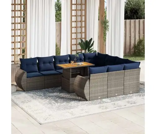 11-Osaline Aiadiivani Komplekt Patjadega, Hall, Polürotang