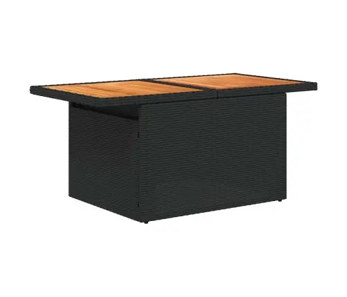 9-Osaline Aiadiivani Komplekt Patjadega, Must, Polürotang