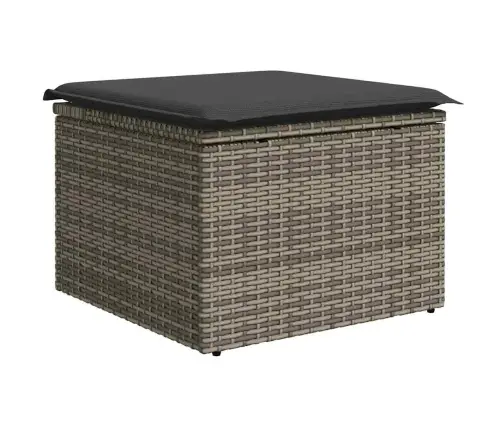 Sofos Komplektas Su Pagalvėlėmis, 6 Dalių, Pilkas, Poliratanas