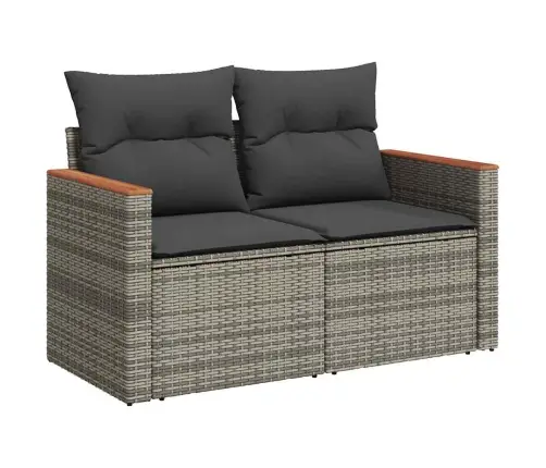 9-Osaline Aiadiivani Komplekt Patjadega, Hall, Rotang/Akaatsia