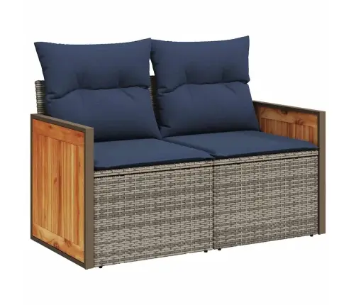 7-Osaline Aiadiivani Komplekt Patjadega, Hall, Rotang/Akaatsia