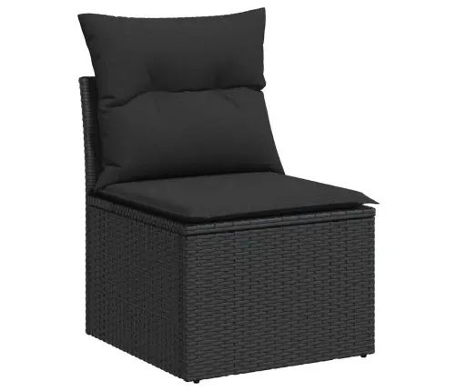 9-Osaline Aiadiivani Komplekt Patjadega, Must, Rotang/Akaatsia