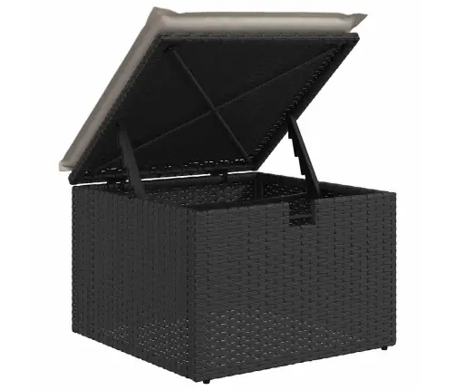 9-Osaline Aiadiivani Komplekt Patjadega, Must, Polürotang 9-Osaline Aiadiivani Komplekt Patjadega, Must, Polürotang