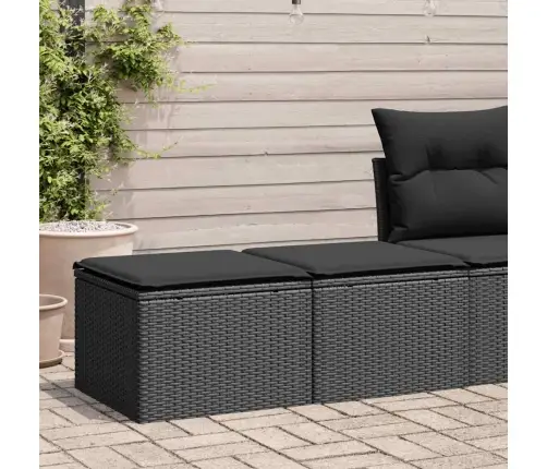 2-Osaline Aiadiivani Komplekt Patjadega, Must, Rotang/Akaatsia