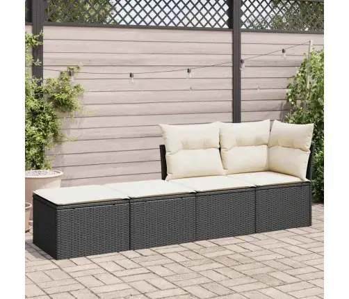 Sodo Komplektas Su Pagalvėlėmis, 2 Dalių, Poliratanas/Akacija