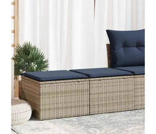 2-Daļīgs Dārza Dīvāna Komplekts, Matrači, Pelēka Pe Rotangpalma Vidaxl