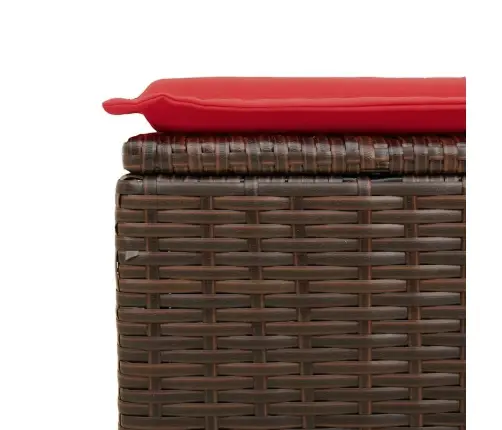 2-Daļīgs Dārza Dīvānu Komplekts, Matrači, Brūna Pe Rotangpalma Vidaxl