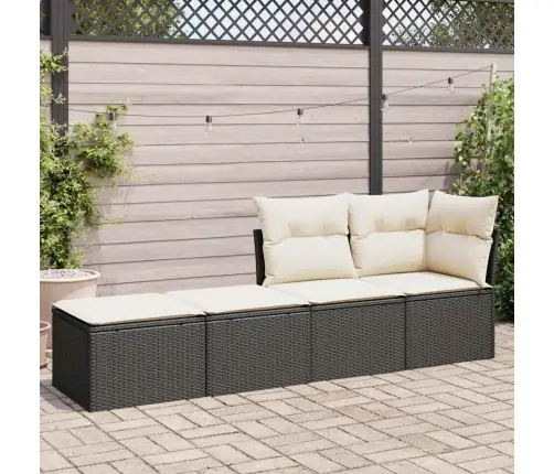 Sodo Komplektas Su Pagalvėlėmis, 2 Dalių, Poliratanas/Akacija