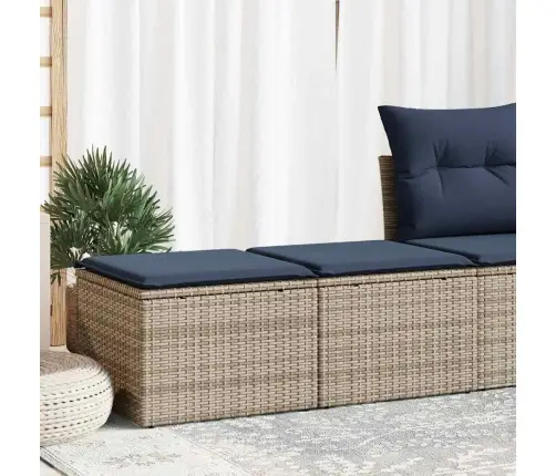 2-Daļīgs Dārza Dīvāna Komplekts, Matrači, Pelēka Pe Rotangpalma Vidaxl