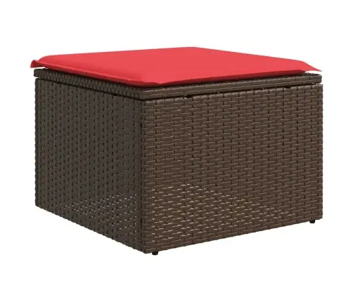 2-Daļīgs Dārza Dīvānu Komplekts, Matrači, Brūna Pe Rotangpalma Vidaxl