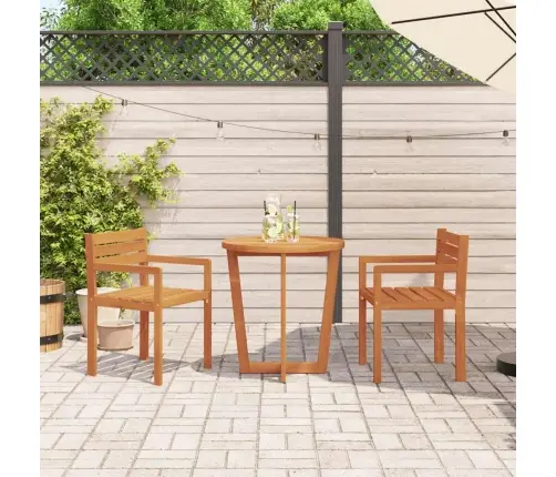 Dārza Krēsli, 2 Gab., 50X53X80 Cm, Masīvkoks, Akācija Vidaxl