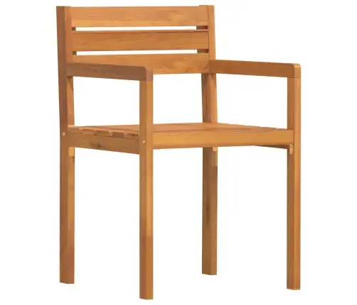 Dārza Krēsli, 2 Gab., 50X53X80 Cm, Masīvkoks, Akācija Vidaxl