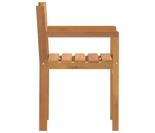 Dārza Krēsli, 2 Gab., 50X53X80 Cm, Masīvkoks, Akācija Vidaxl