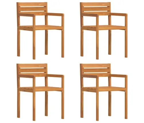 Sodo Kėdės, 4 Vnt., 50X53X80cm Akacijos Masyvas