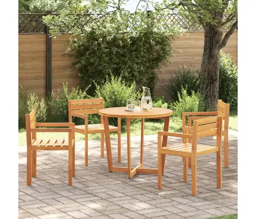 Sodo Kėdės, 4 Vnt., 50X53X80cm Akacijos Masyvas