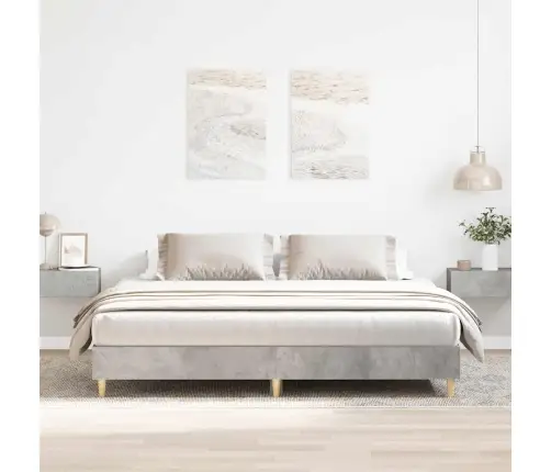 Gultas Rāmis Bez Matrača, 200X200 Cm, Inženierijas Koks Vidaxl