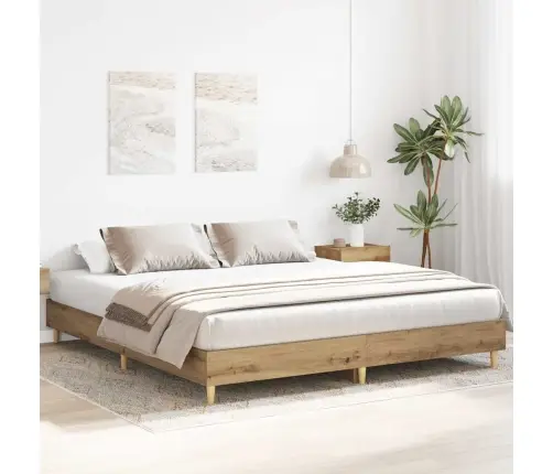 Voodiraam Ilma Madratsita, Käsitöötamm 200X200 cm Tehispuit