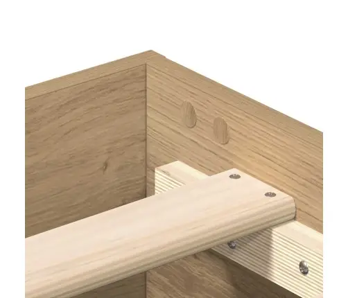 Voodiraam Ilma Madratsita, Käsitöötamm 200X200 cm Tehispuit