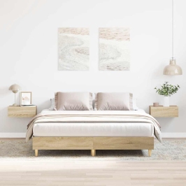 Gultas Rāmis Bez Matrača, 150X200 Cm, Inženierijas Koks Vidaxl