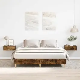 Gultas Rāmis Bez Matrača, 150X200 Cm, Inženierijas Koks Vidaxl