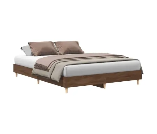 Gultas Rāmis Bez Matrača, 150X200 Cm, Inženierijas Koks Vidaxl