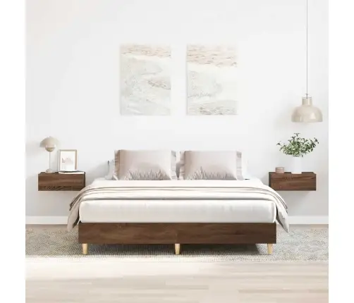 Gultas Rāmis Bez Matrača, 150X200 Cm, Inženierijas Koks Vidaxl