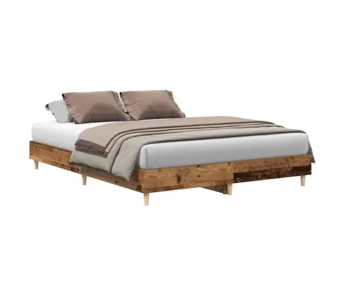 Gultas Rāmis Bez Matrača, 150X200 Cm, Inženierijas Koks Vidaxl