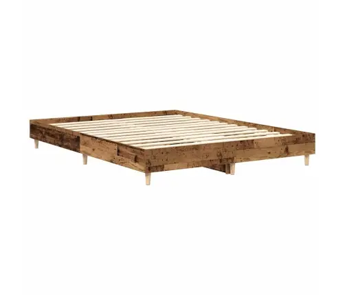 Gultas Rāmis Bez Matrača, 150X200 Cm, Inženierijas Koks Vidaxl