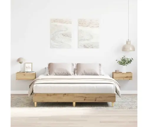 Gultas Rāmis Bez Matrača, 150X200 Cm, Inženierijas Koks Vidaxl