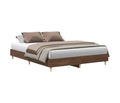 Gultas Rāmis Bez Matrača, 140X200 Cm, Inženierijas Koks Vidaxl