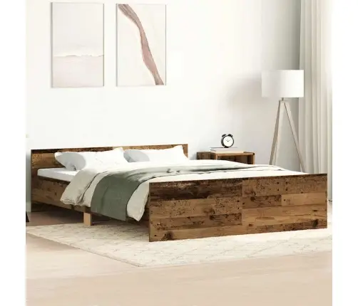Gultas Rāmis Bez Matrača, 140X200 Cm, Inženierijas Koks Vidaxl