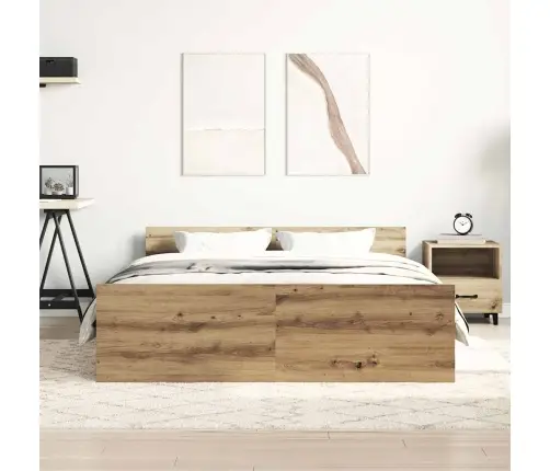 Voodiraam Ilma Madratsita, Käsitöötamm 140X200 cm Tehispuit