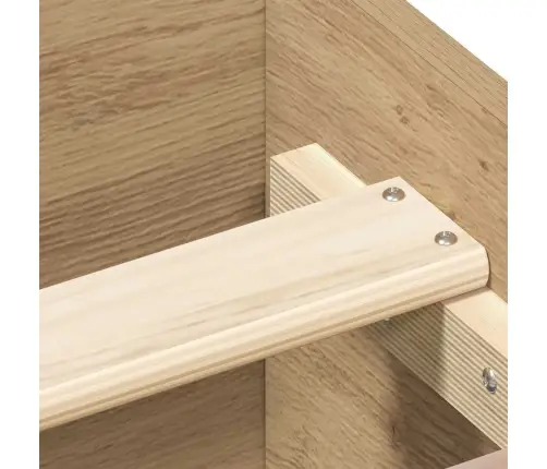 Gultas Rāmis Bez Matrača, 150X200 Cm, Inženierijas Koks Vidaxl