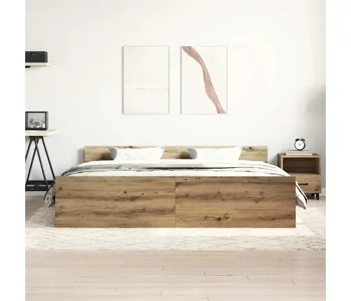 Voodiraam Ilma Madratsita, Käsitöötamm 180X200 cm Tehispuit