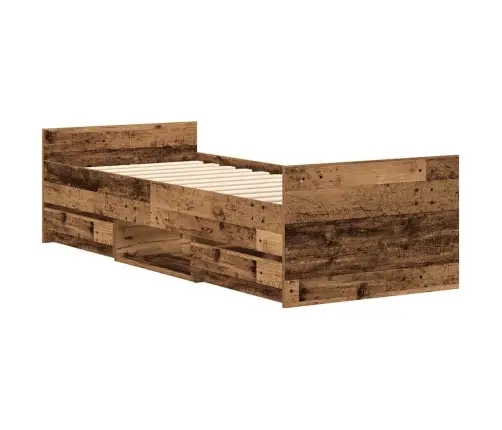 Lovos Rėmas Be Čiužinio, Medienos Dizaino, 100X200 Cm