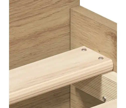 Gultas Rāmis Bez Matrača, 100X200 Cm, Inženierijas Koks Vidaxl