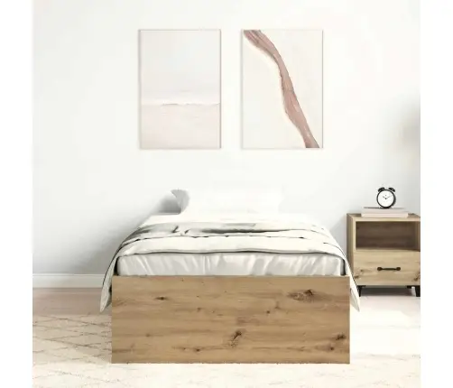 Gultas Rāmis Bez Matrača, 100X200 Cm, Inženierijas Koks Vidaxl