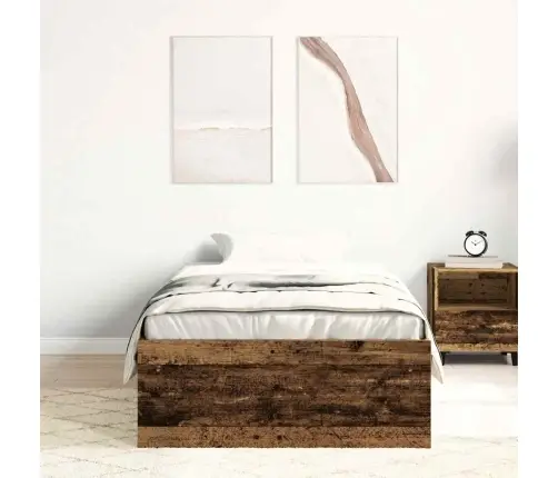 Voodiraam Ilma Madratsita, Vana Puit 90X190 cm Tehispuit