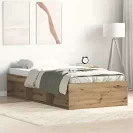 Gultas Rāmis Bez Matrača, 90X190 Cm, Inženierijas Koks Vidaxl Gultas Rāmis Bez Matrača, 90X190 Cm, Inženierijas Koks Vidaxl