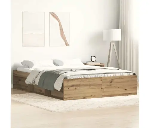 Voodiraam Ilma Madratsita, Käsitöötamm 120X200 cm Tehispuit