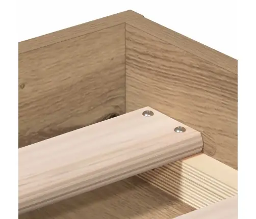 Gultas Rāmis Bez Matrača, 140X200 Cm, Inženierijas Koks Vidaxl