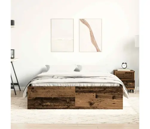 Voodiraam Ilma Madratsita, Vana Puit 160X200 cm Tehispuit