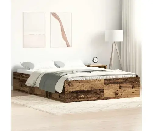 Voodiraam Ilma Madratsita, Vana Puit 160X200 cm Tehispuit