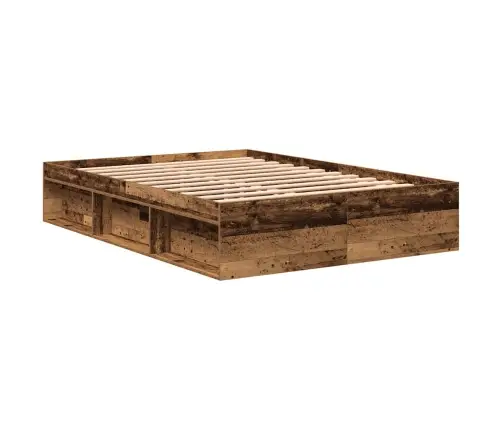 Gultas Rāmis Bez Matrača, 140X190 Cm, Inženierijas Koks Vidaxl