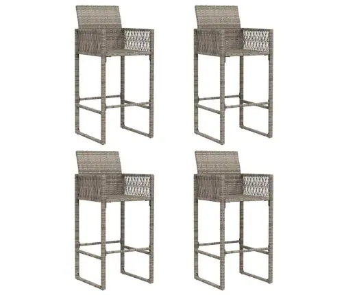 5-Daļīgs Dārza Mēbeļu Komplekts Bez Matračiem, Pe Rotangpalma Vidaxl