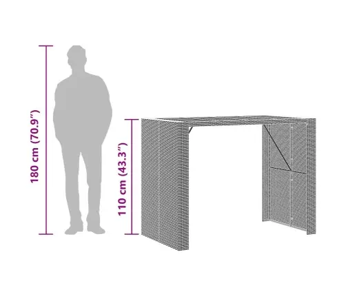 5-Daļīgs Dārza Mēbeļu Komplekts Ar Matračiem, Pe Rotangpalma Vidaxl